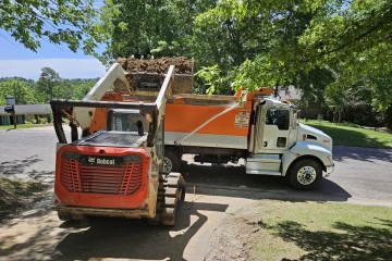 Hauling fill dirt from Cahaba Heights.