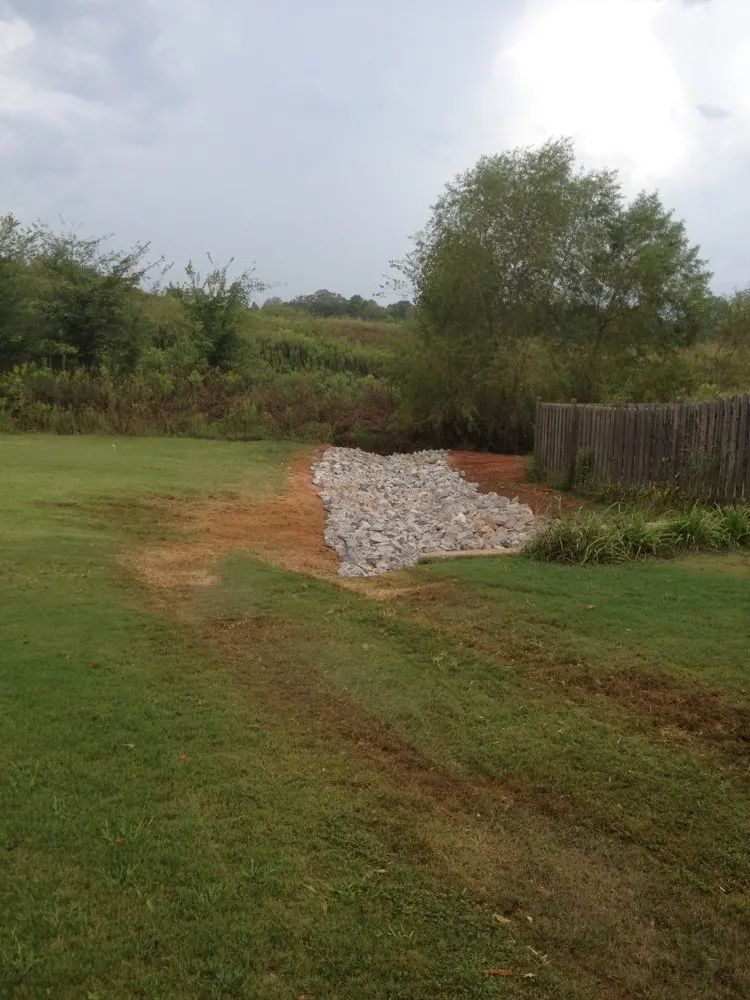 A water trench installation in Calera, AL — photo 2