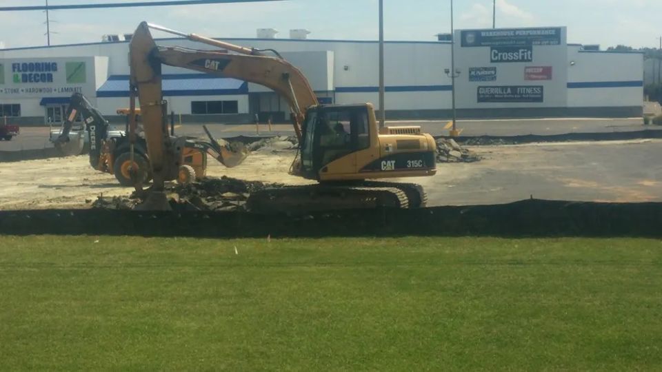 Ct Hauling prepared a lot for a car wash in Montgomery, AL — photo 3