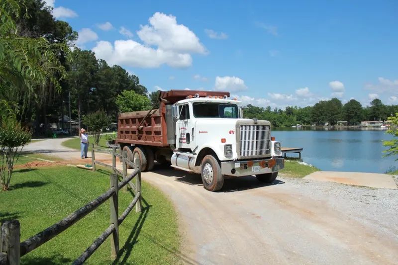 Gravel Delivery at Lay Lake, Alabama — photo 15