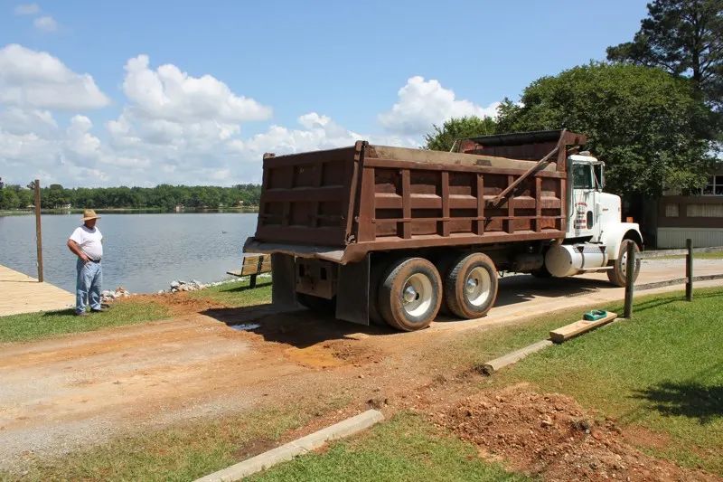 Gravel Delivery at Lay Lake, Alabama — photo 16