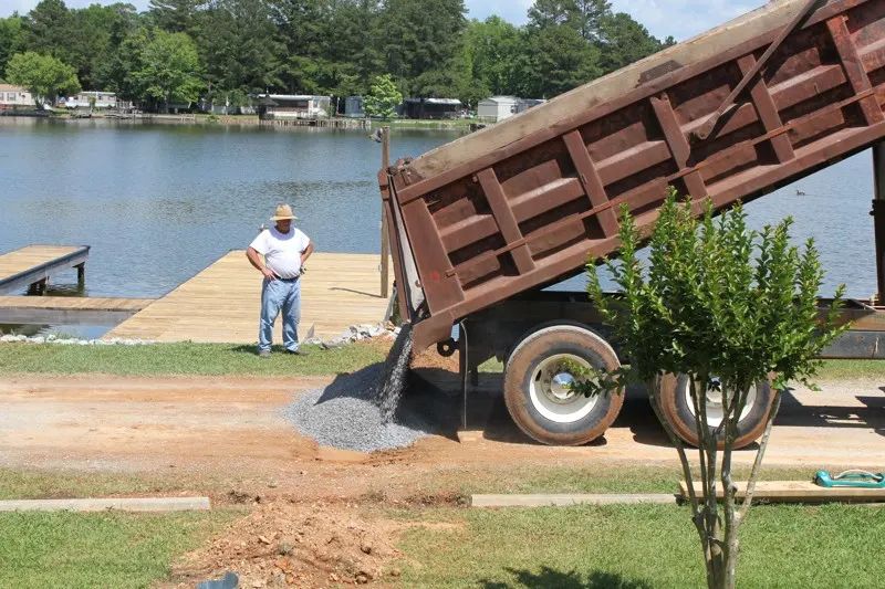 Gravel Delivery at Lay Lake, Alabama — photo 17