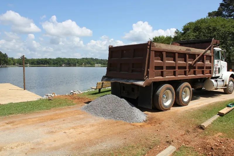 Gravel Delivery at Lay Lake, Alabama — photo 18