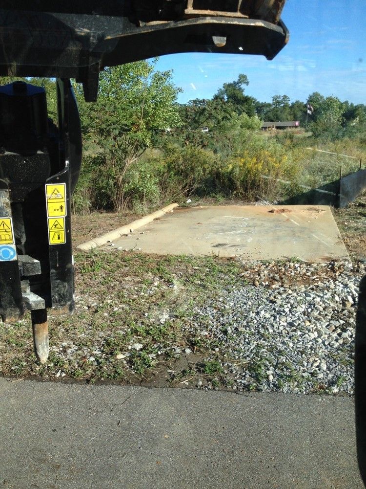 Concrete pad removal in Tuscaloosa, AL
