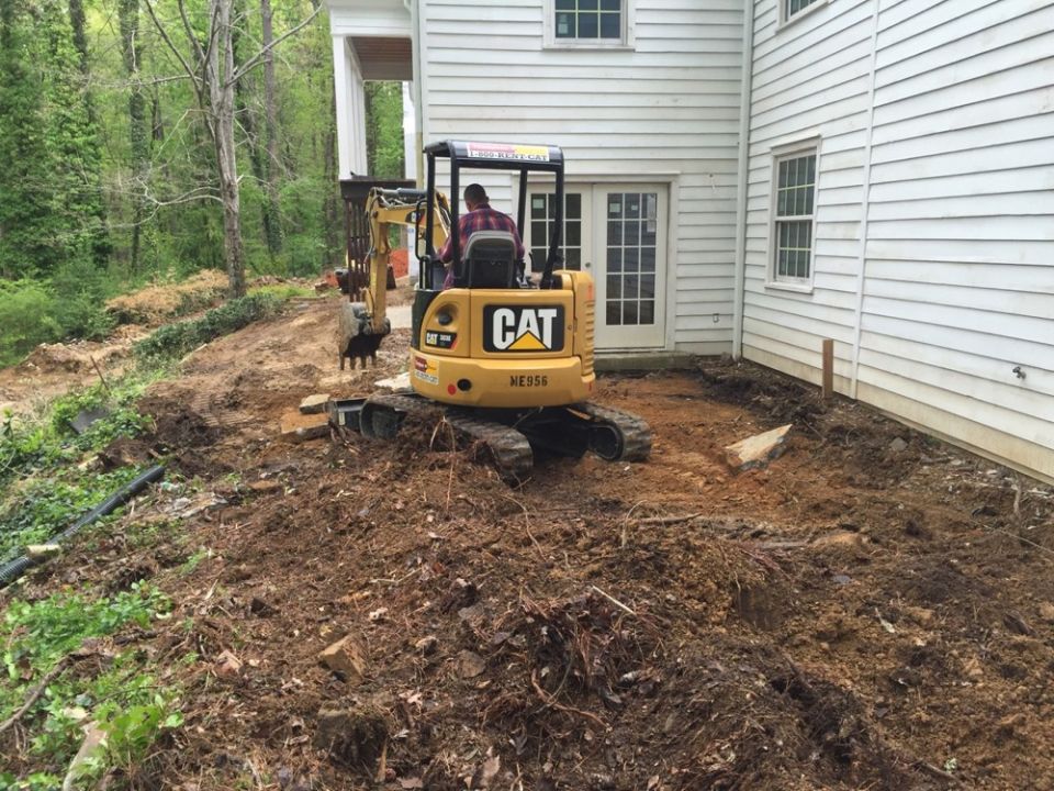 Concrete Side Walk Removed Mountain Brook, AL