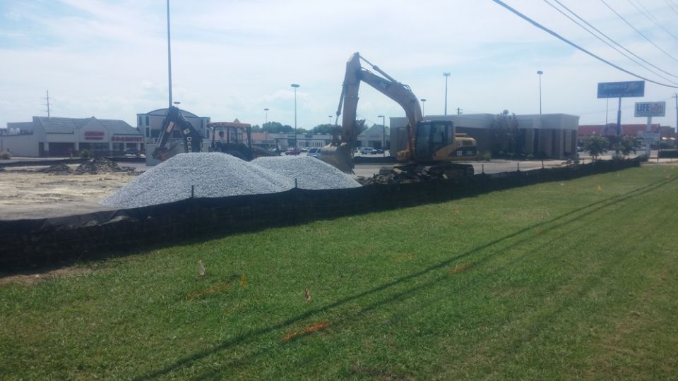 Ct Hauling prepared a lot for a car wash in Montgomery, AL