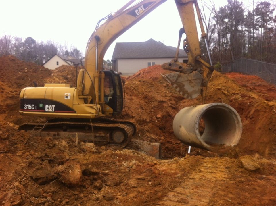 Grading a lot in Auburn